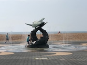 New York City was hit with an air quality alert on Thursday, June 5, 2025. This photo from July 1, 2020, shows the turtle sprinkler at Midland Beach.