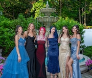 Gaynor McCown Expeditionary Learning School seniors and their guests arrive for the prom at the Hilton Garden Inn on Wednesday, June 4, 2025, in Bloomfield. (Owen Reiter for the Advance/SILive.com)