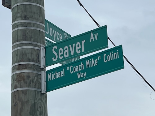 Brand new street sign