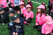 Mid-Island Little League, celebrated its 61st Opening Day, while proudly unveiling a multi-million dollar field renovation, in Travis, on Saturday April 5, 2025. (Kara Buzga for Staten Island Advance)
