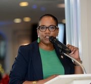 City Councilmember Kamillah Hanks at the St.Philips Baptist Church Anniversary Gala. (Steve White for the Advance/SILive.com)  - St. Philips Baptist Church celebrates their 155th  Anniversary Gala. (Steve White for the Advance/SILive,com) Steve White
