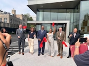 Local leaders celebrated a significant milestone in Staten Island's North Shore revitalization efforts on Thursday, June 5, 2025, with a ribbon-cutting ceremony celebrating the official opening of The Residences at Lighthouse Point — a new mixed-income housing complex located on the St. George waterfront. (Advance/SILive | Jessica Jones-Gorman)