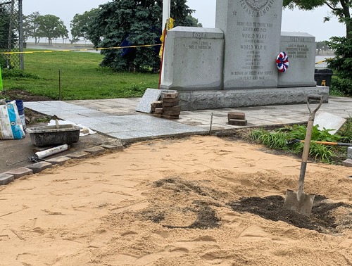 Midland Beach Veterans Memorial repairs 2025
