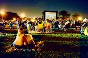 NYC Parks is spreading the word about “Movies Under the Stars,” the outdoor series that brings free summer film screenings to New York City’s parks and playgrounds. (Staten Island Advance/Bill Lyons) Staten Island Advance
