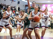 CYO SI Championships at Monsignor Farrell, in Oakwood, on Saturday March 1, 2025. 8th Grade Girls B: OLSS vs. SJST. Our Lady Star of the Sea wins. (Kara Buzga for SI Advance)