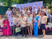 Board members, dignitaries, and committee members take a group photo at The Philippine Independence Celebration of Staten Island (PICOSI) 2nd Annual Filipino Fiesta on the grounds of Sacred Heart School on June 8, 2024. The 3rd Annual Filipino Fiesta, will take place on Saturday, June 7, 2025, from 10:30 a.m. to 5:00 p.m.  (Staten Island Advance/SILive.com | Dr. Gracelyn Santos)