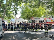 The FDNY responds to a fire in a home at 103 Pacific Ave. in Eltingville on the morning of Tuesday, July 30, 2024. (Staten Island Advance/jan Somma-Hammel)