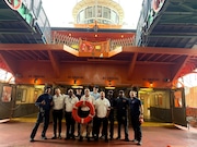 Deckhands on the Staten Island Ferry assisted in the rescue of a man who jumped from the Staten Island Ferry on the morning of Sunday, June 8, 2025. The hero deckhands are shown in this photo.